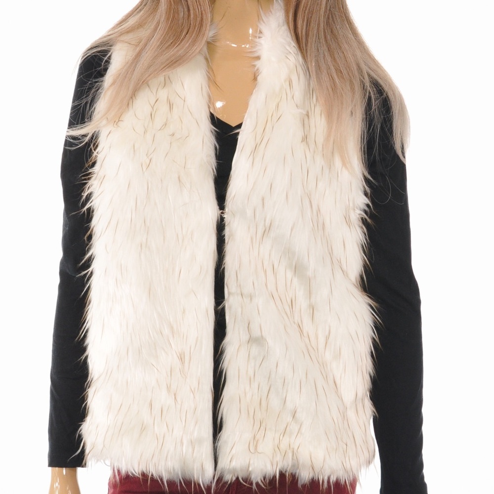 Hot & Delicious Faux Fur Vest Size L